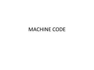machine code meaning in computer science