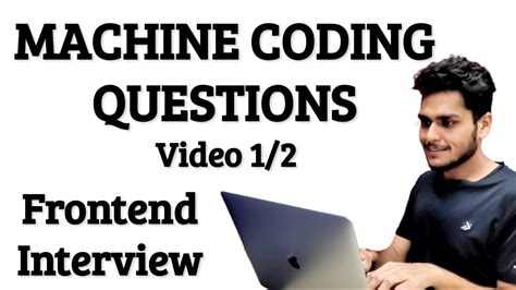 machine coding round interview questions