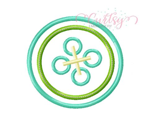 Machine Embroidery Button Designs