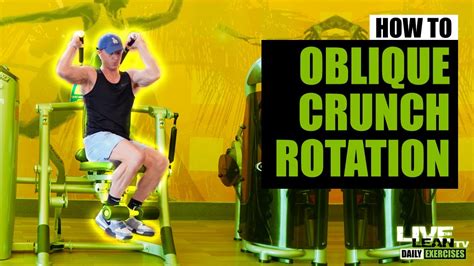 Machine Exercises For Obliques