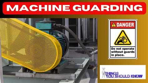 Machine Guarding Safety Tips In Hindi