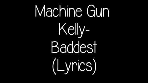 Machine Gun Kelly Lyrics JPG