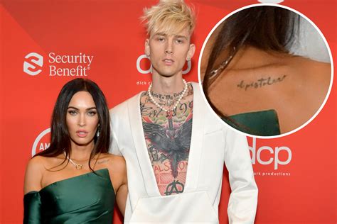 Megan Fox Debuts Machine Gun Kelly Tattoo After Only Months Of Dating Perez Hilton