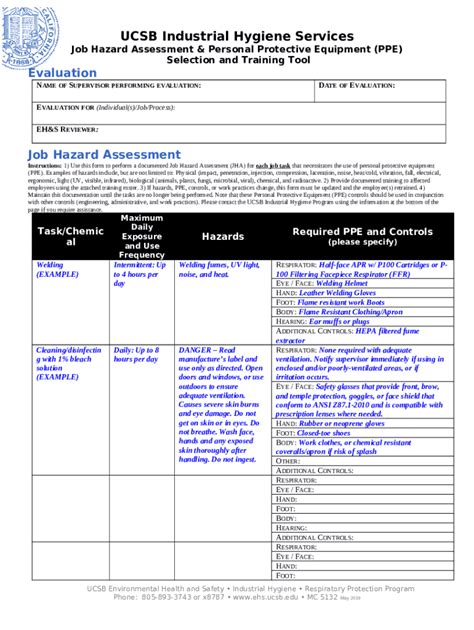 Machine Hazard Assessment Form