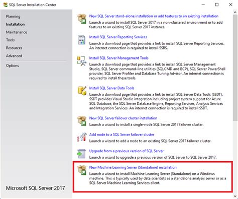 Machine Learning Server Setup
