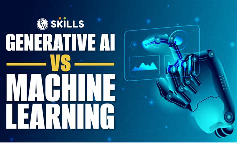 machine learning vs generative ai examples