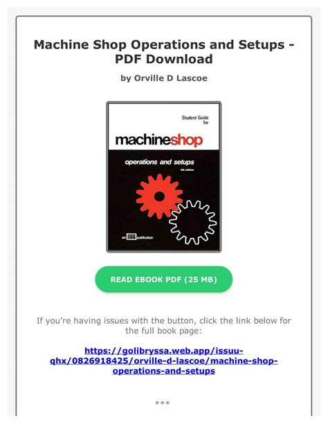 Machine Shop Operations And Setups Pdf