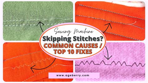 Machine Skips Stitches Possible Causes