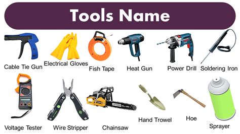 machine tools name list