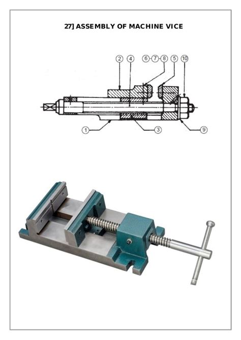 machine vice assembly drawing pdf