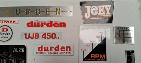 Machinery Decals Ebay