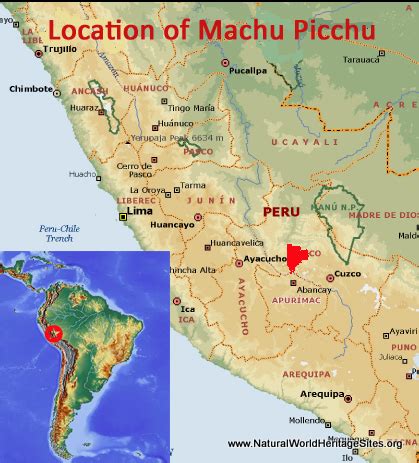 machu picchu country location