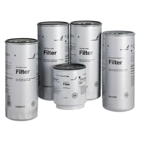 Mack Filter Kit Chart
