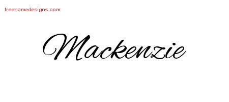 mackenzie cursive