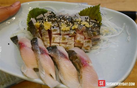Mackerel Sushi Sashimi