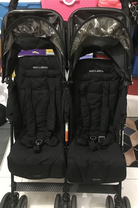 maclaren double pram