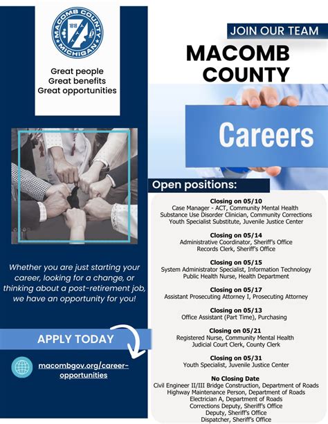 Explore Top Macomb County Careers for a Bright Future