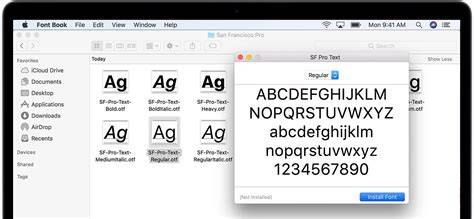 How to install fonts in Mac