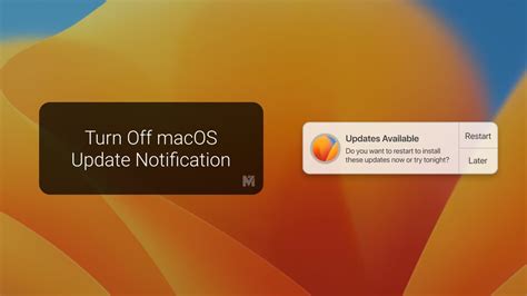 macos turn off software update notifications