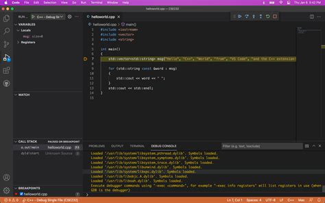 macos vscode code command not found