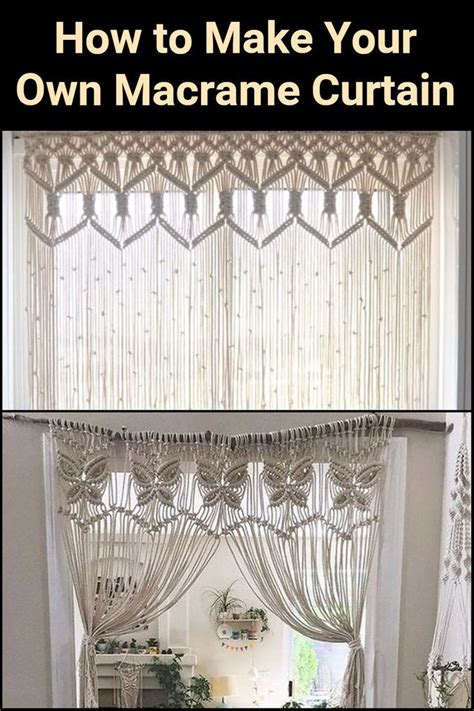 Macrame Curtain How To