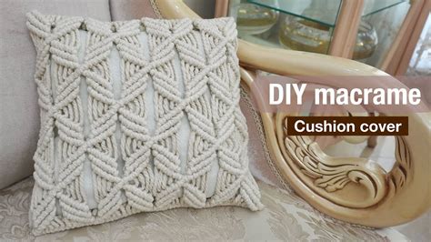Macrame Cushion Cover Tutorial