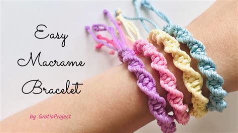 Macrame Friendship Bracelet Tutorial