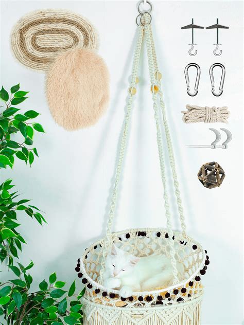 Macrame Hammock For Cats