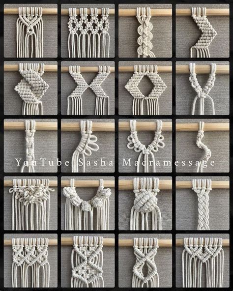 Macrame Patterns Step By Step