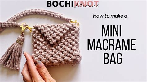 Macrame Square Knot Bag