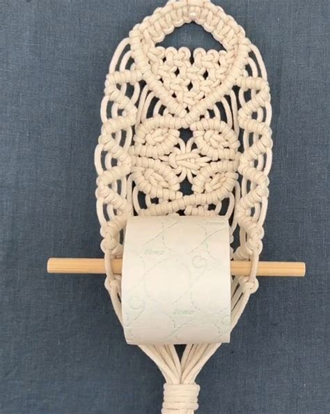 Macrame Toilet Roll Holder Pattern