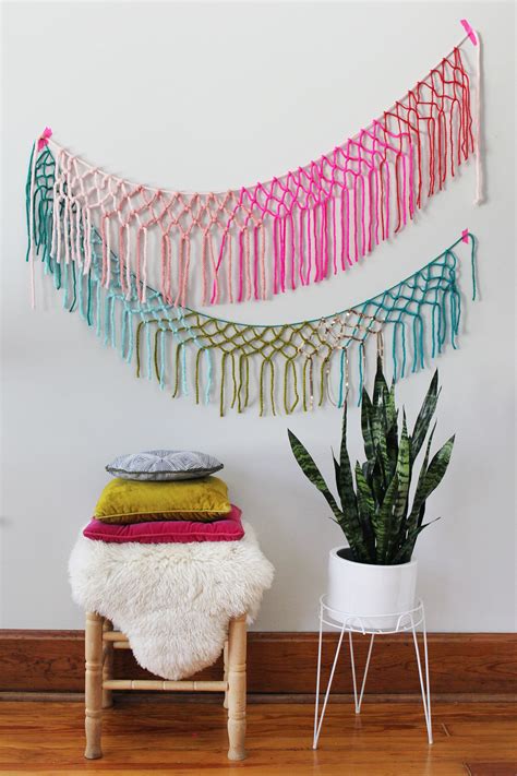 Macrame Wall Hanging Garland
