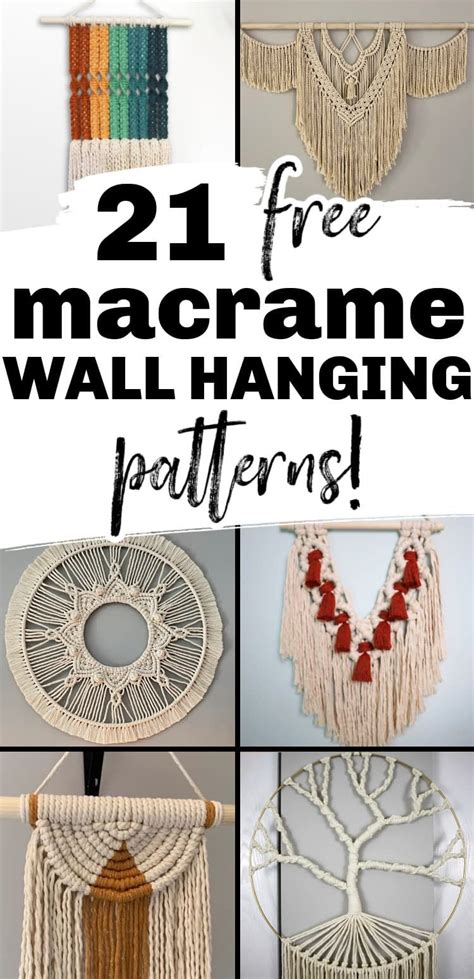 Macrame Wall Hanging Patterns Step By Step