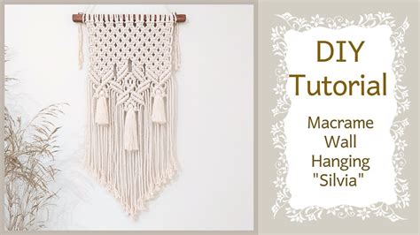 Macrame Wall Hanging Tutorial Beginner