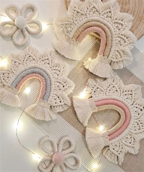 Macrame Wall Hangings Pink