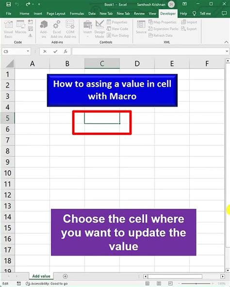 Macro Add Value To Cell