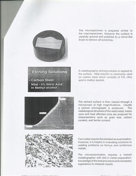 macro etching test procedure