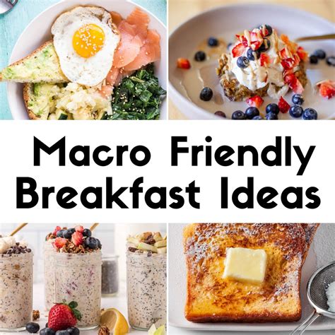 macro friendly breakfast meal prep