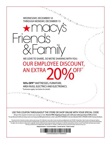 Macy S Discount Code December 2021