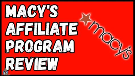 The Macy's Affiliate Program Department Store Free