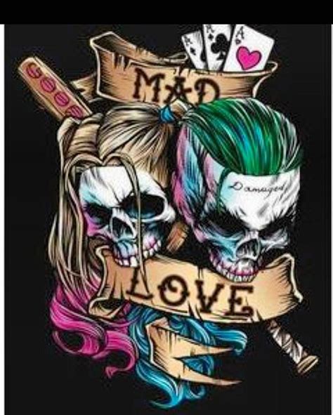 mad lover joker tattoo