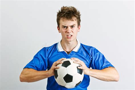 mad soccer player