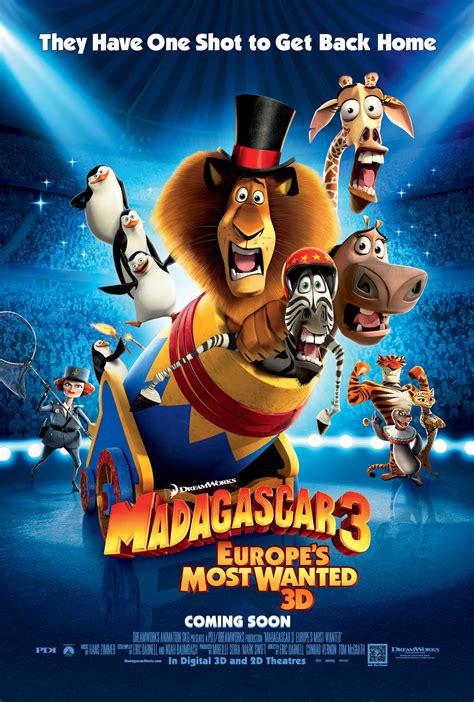 madagascar 3 europe's most wanted poster