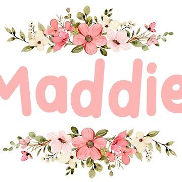 Maddie Name Design