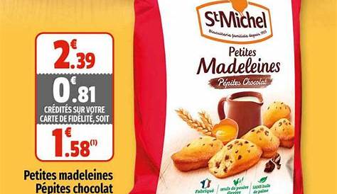 Madeleine Chocolat Leclerc Offre s Aux Pépites De St Michel Chez G20