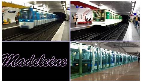Madeleine Paris Metro Station Métro ien