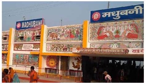 Madhubani Railway Station Mithila Painting Artists Transform Local With