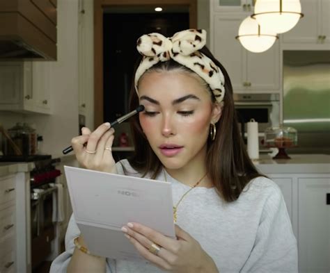 madison beer makeup routine products
