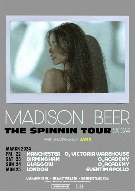 madison beer uk tour