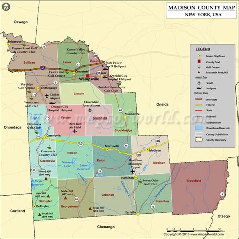 Madison County Map Printable